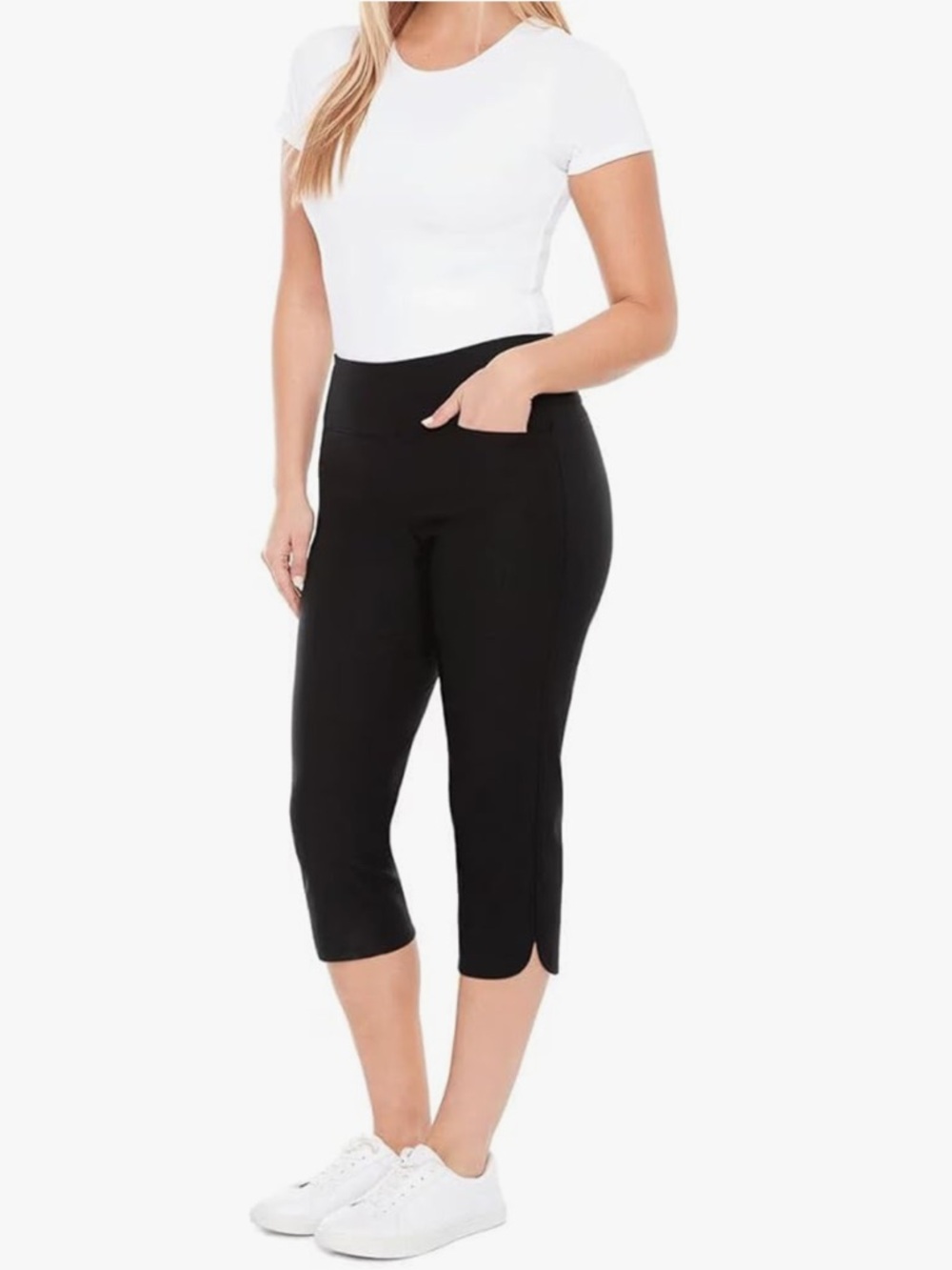 S.C. & CO. | Tummy Control Capri Pants, Size 14 - Picture 2 of 9